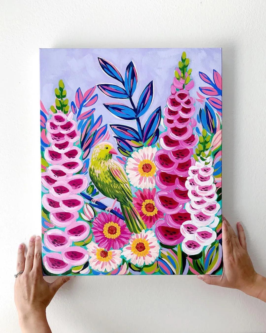 美术创意画幼儿丙烯平涂画,丙烯平涂的正确方法图解