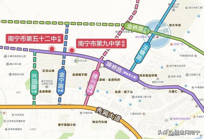 南宁市九中新校区现状,南宁九中新校区现在建得怎么样了