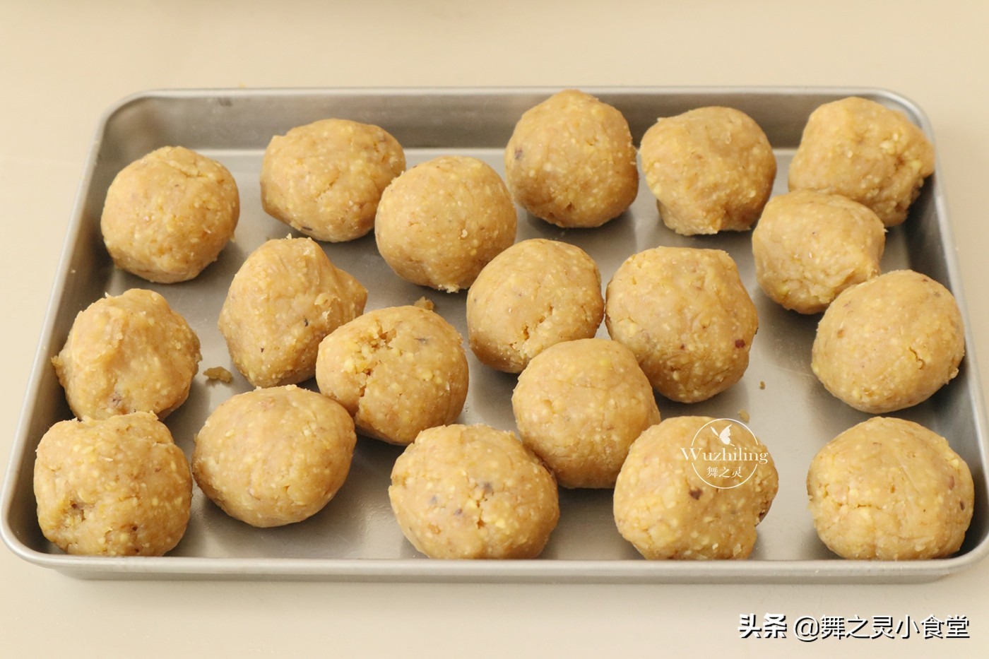 不用面粉板栗酥饼做法,不用烤箱做酥饼做法