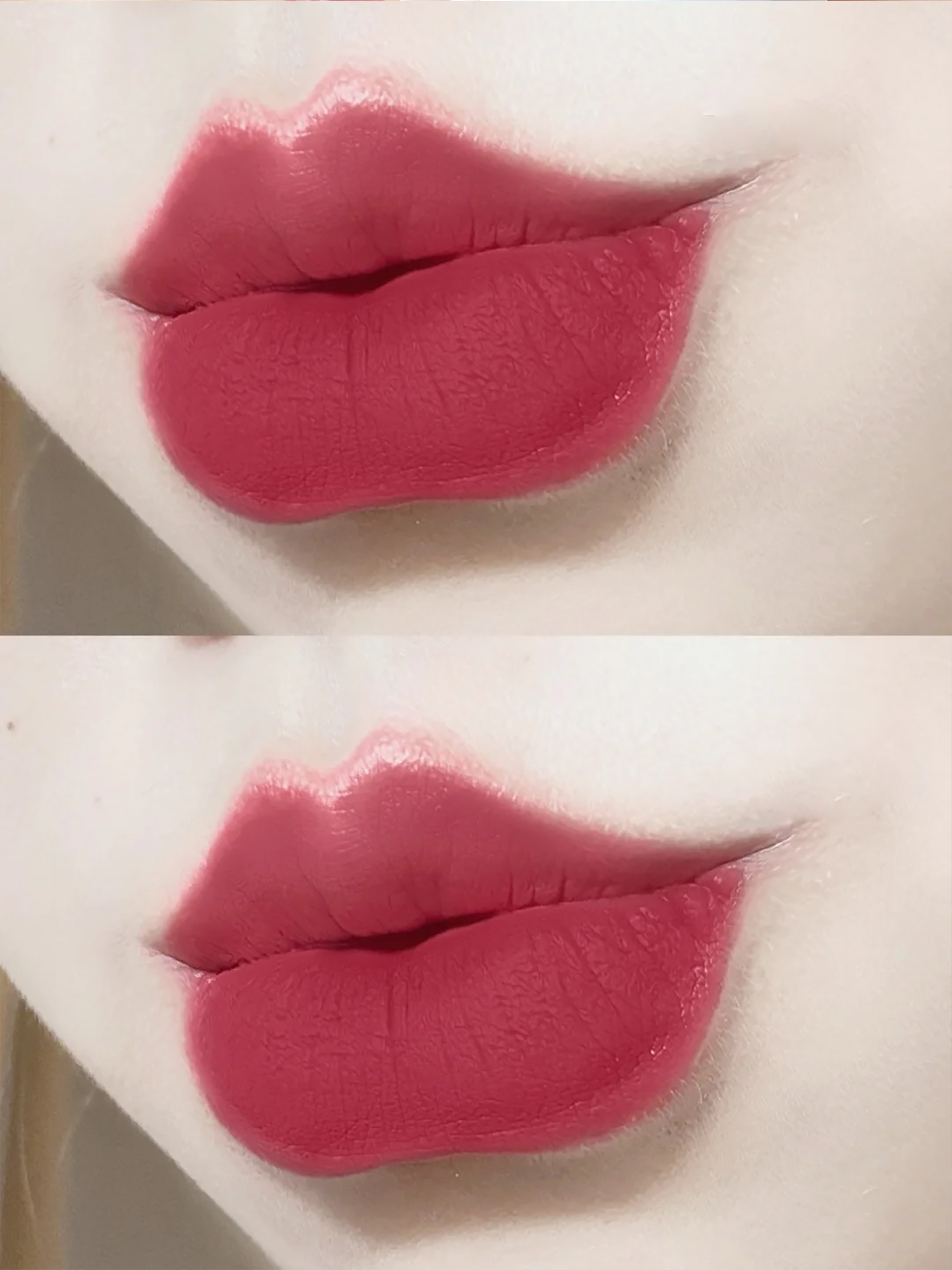 dior豆沙棕丝绒720口红试色,ysl302小黑条豆沙色和迪奥720