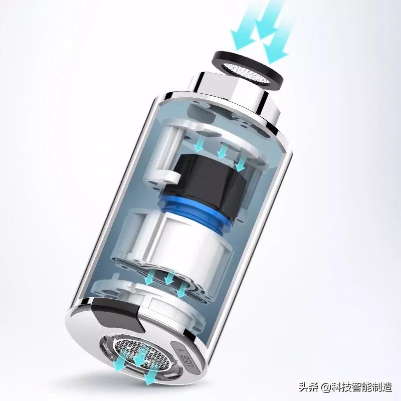 联想出手,拯救水龙头喷水,0.1秒快速感应出水,1次充电用9月