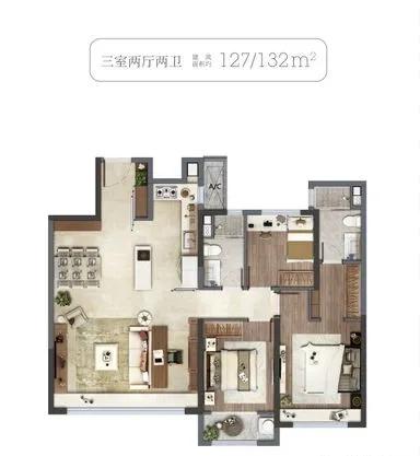 万科翡翠公园和中海映山湖选哪个,万科翡翠公园鸣翠108户型评测