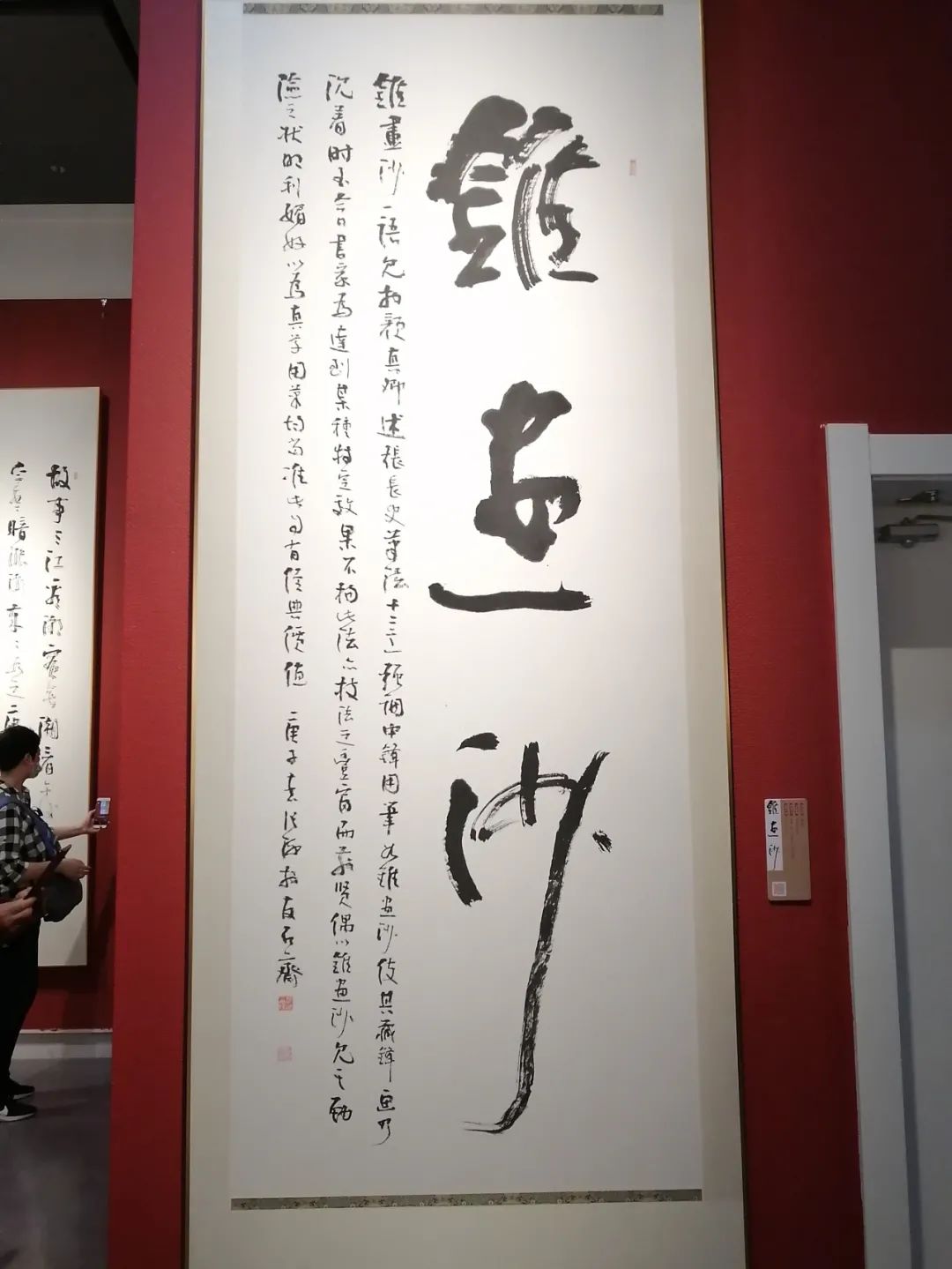 张海书法是江湖体吗,当代知名书法家张海江