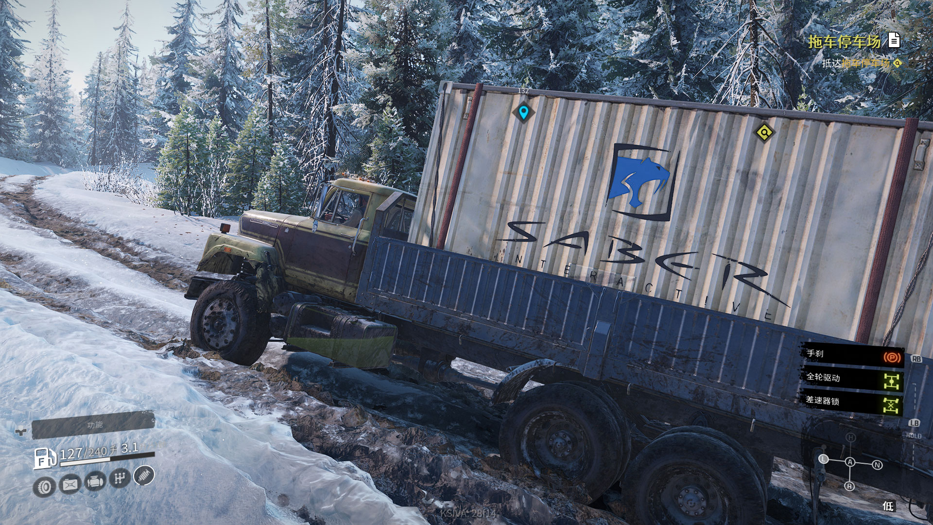 雪地奔驰游戏越野能力最强的车,游戏奔驰卡车测评