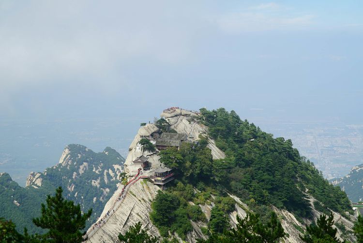 长空栈道登华山,惊心动魄登华山