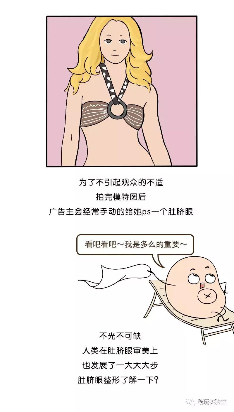 人类身上的第一道疤痕---肚脐眼，好神奇！（漫画）