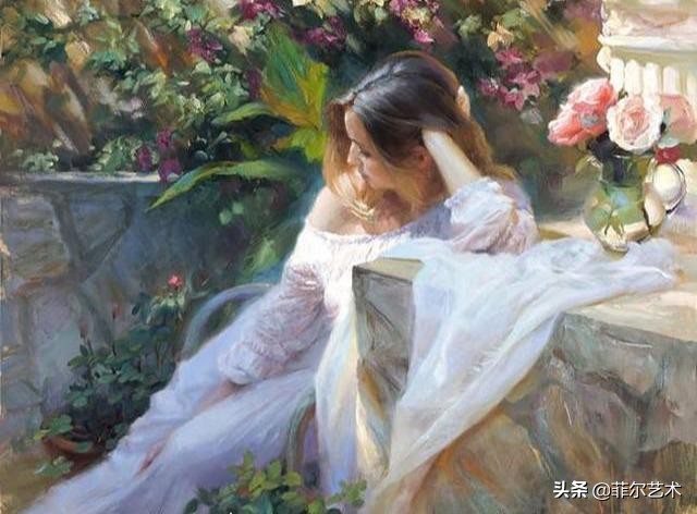 美人如花——一组温婉知性的俄罗斯女性人体油画欣赏