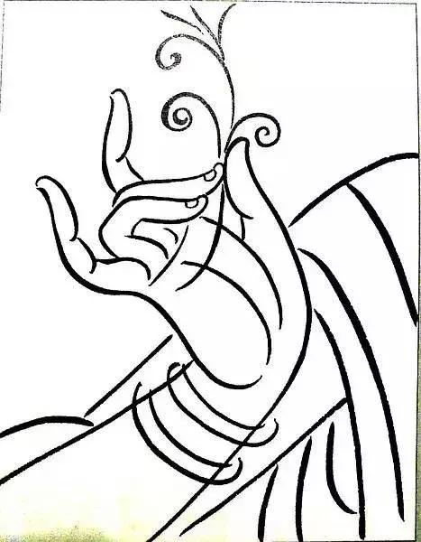 敦煌石刻美学,敦煌佛手印高清大图