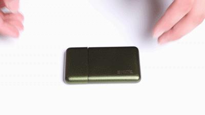 装进钱包的卡片式剃须刀，日本武士刀材质，0.05mm超薄刀网