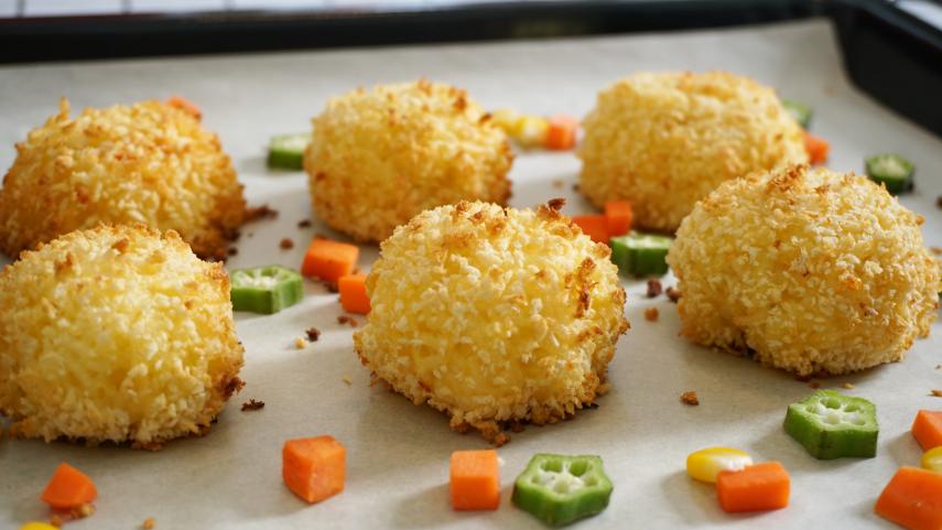 肥叔杂粮多口味夹心饭团,在家也可以轻松做美味的三角饭团