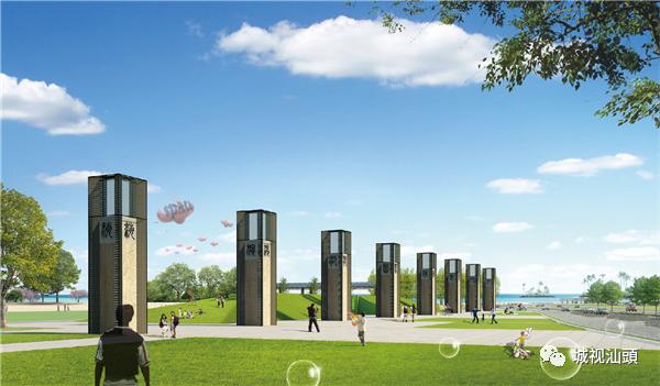 汕头东海岸新溪侨韵公园规划详图,新建的汕头东海岸公园