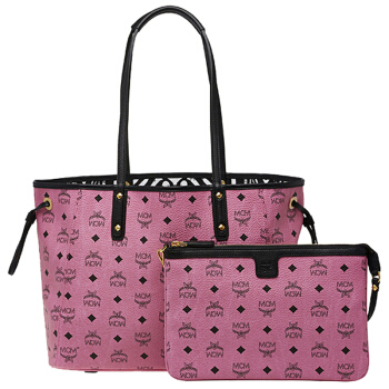 mcm铆钉双肩包所有款式粉色细节图,mcm双肩包的铆钉都是凸出的吗