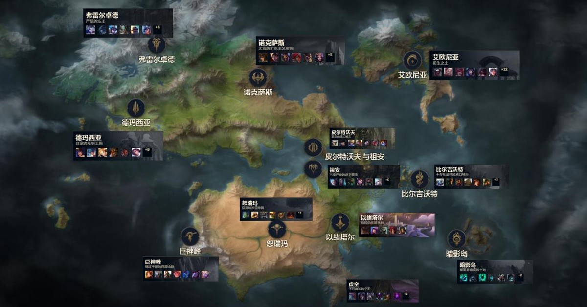 lol十三个阵营,lol十三阵营