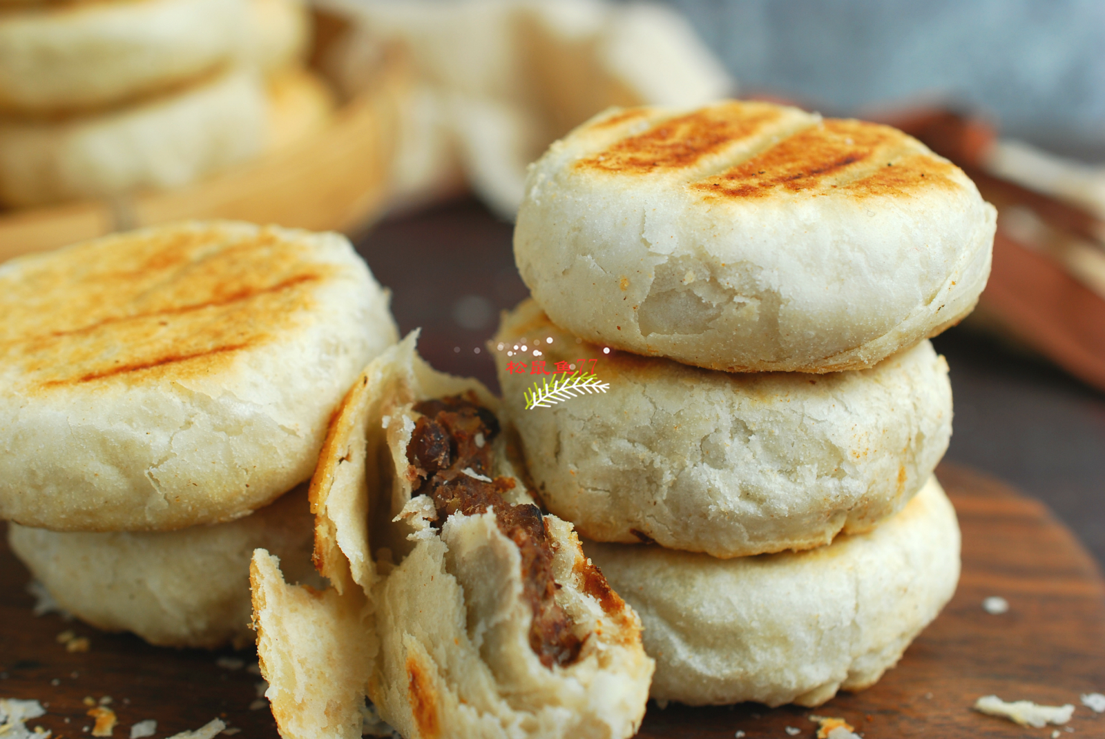香酥脆皮绿豆饼一口平底锅也能做,超酥绿豆酥饼做法烤箱版