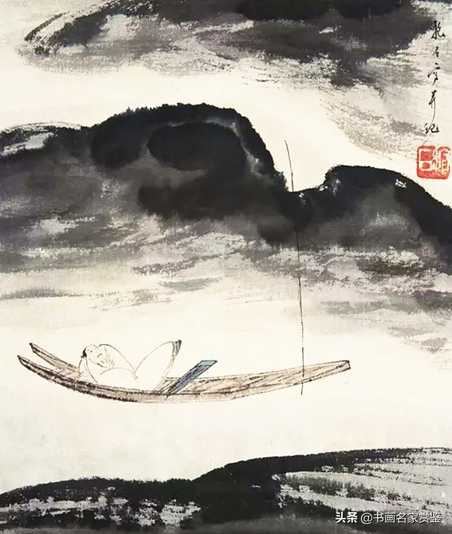 傅抱石大师作品图片,中国画坛巨擘