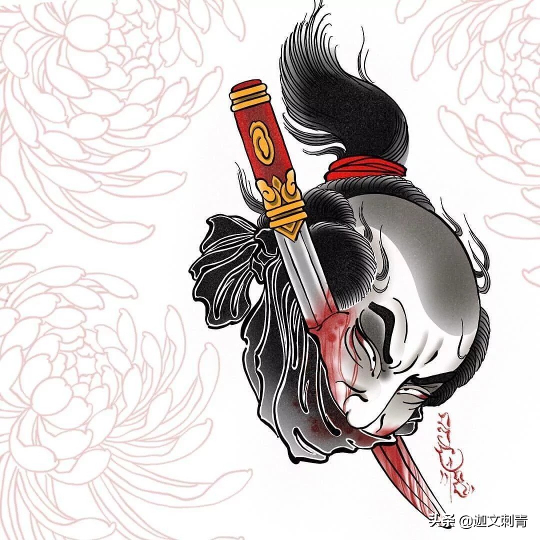 日式纹身各种图案的寓意,生首纹身日式寓意