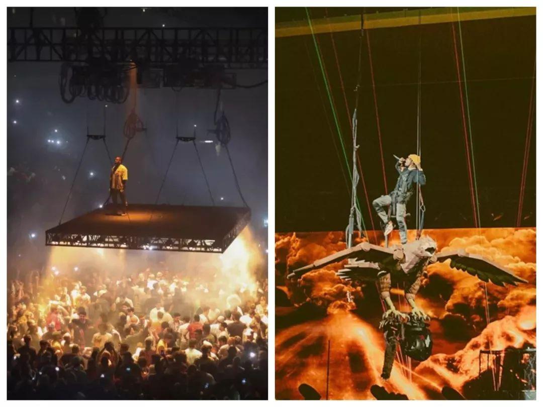 travisscott罕见上脚,travisscott紧张时刻