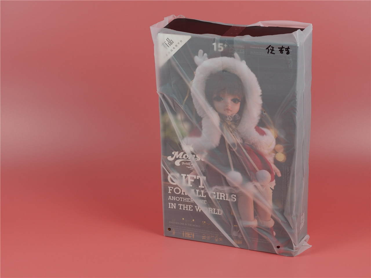 bjd圣诞娃娃,圣诞节到了买个苹果