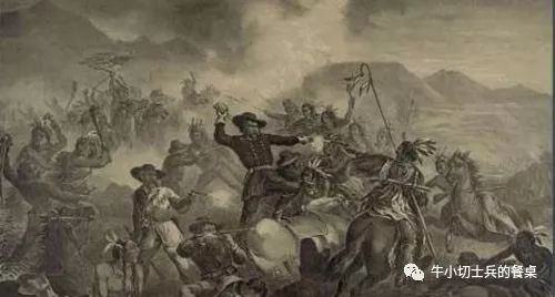 印第安人狩猎美洲野牛,美洲野牛印第安人