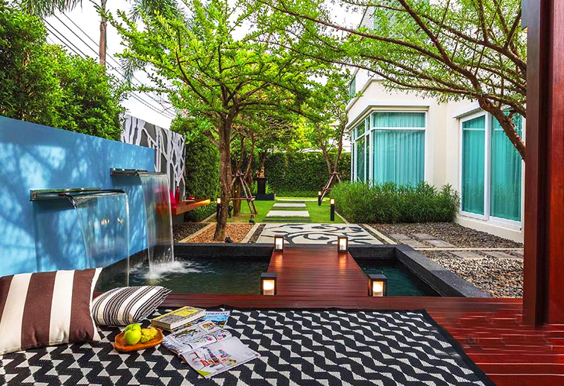 庭院景观亭子布局,10个带有凉亭的庭院设计实景图