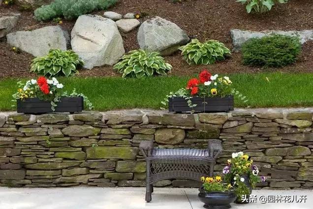 百款石材景观墙设计,挡土墙设计方案