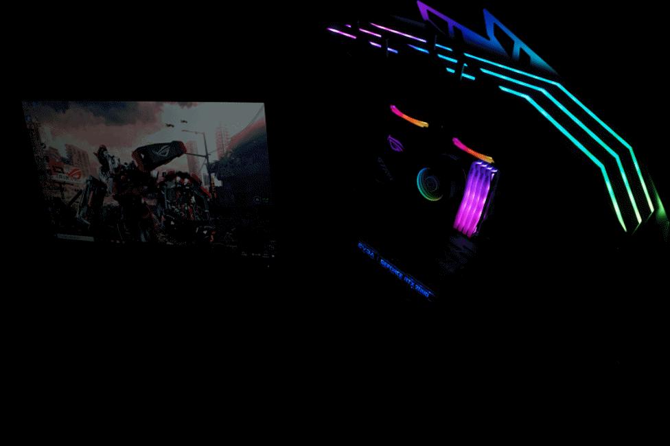 科技以灯为本,3600X+B450+BMR-24水冷+大水牛铁血战士机箱装机秀