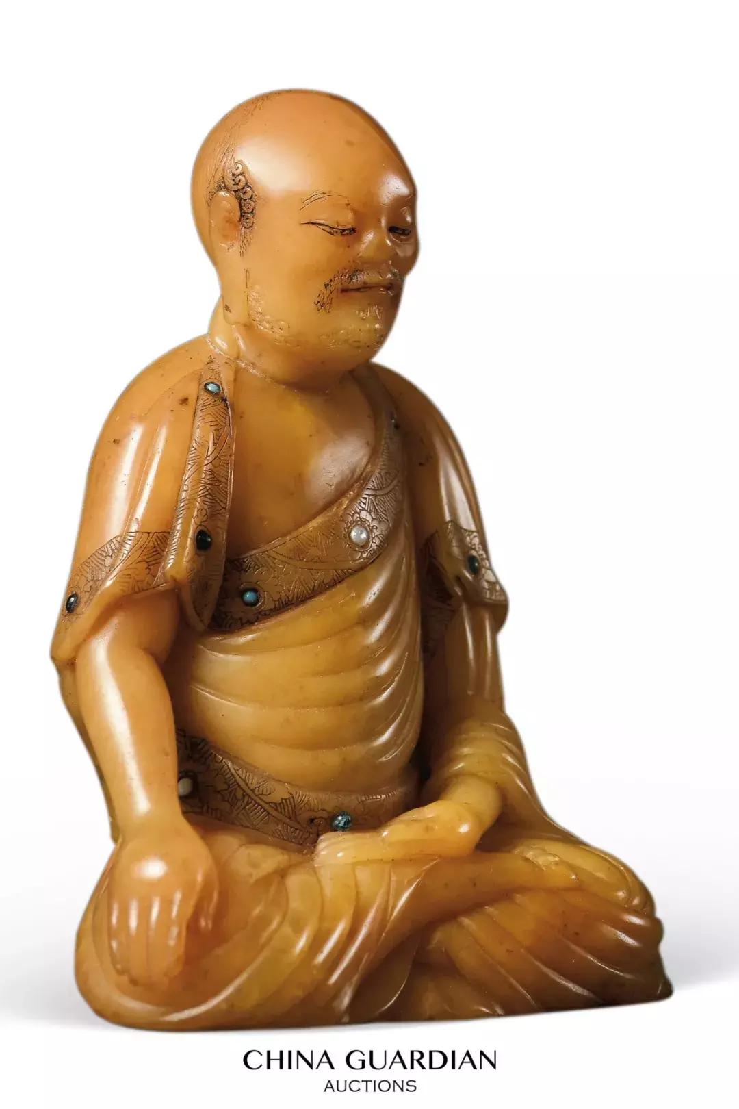 中国嘉德拍卖寿山石雕罗汉纪录,寿山石雕件收藏鉴赏