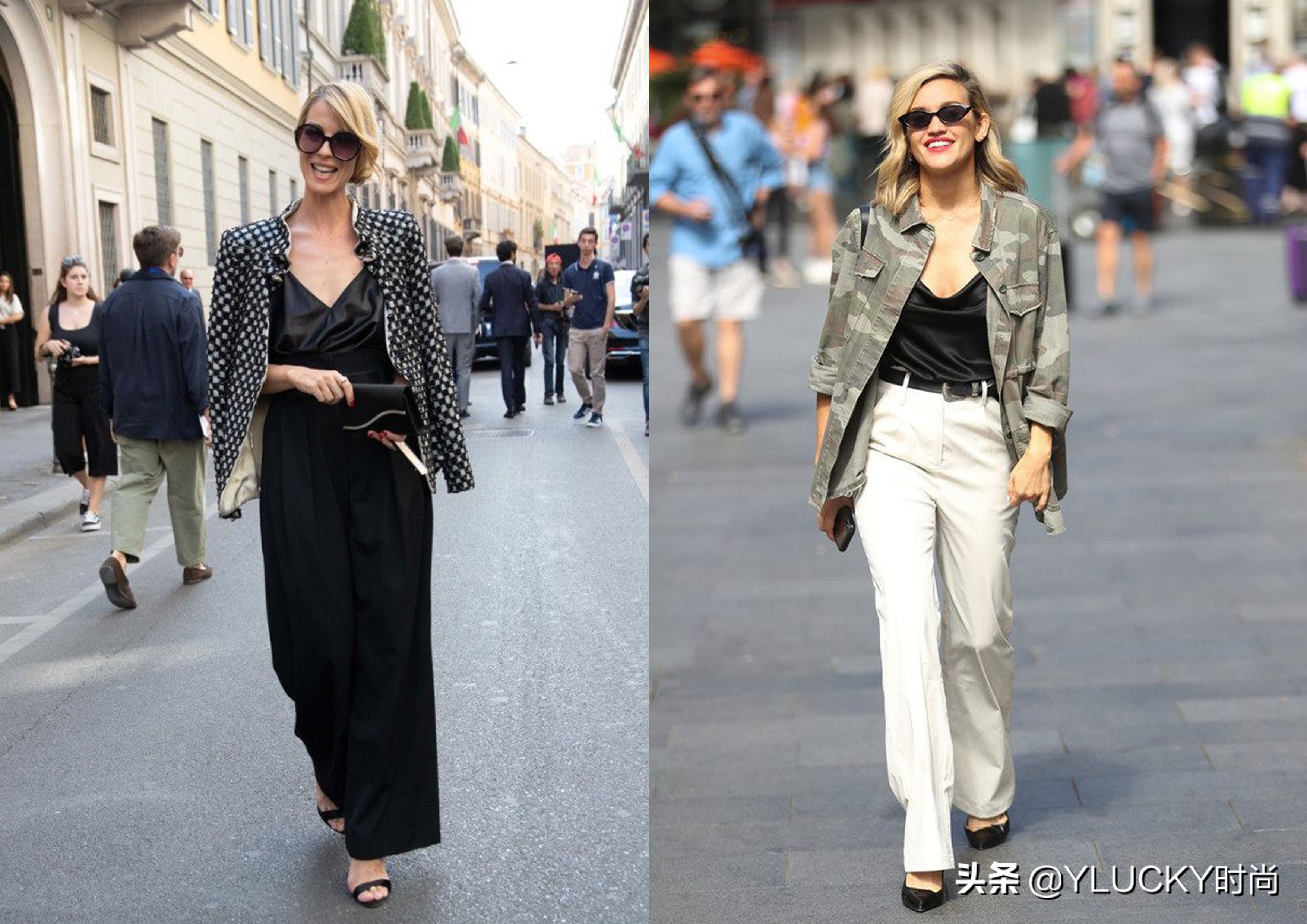 舒适的缎面，舒适的心情穿搭，简约时髦造型出门