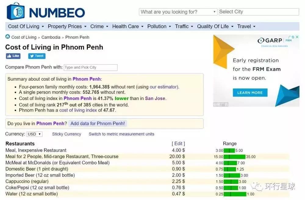柬埔寨首都消费,2021柬埔寨当下金边的物价
