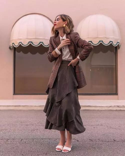 好看复古的秋冬裙子,小裙子推荐优雅复古