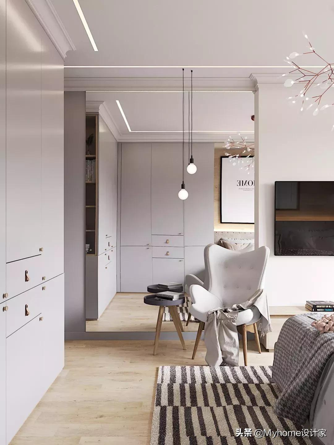 微甜低盐北欧风见过否？81m²绿抹茶色公寓，给你疗愈好心情！