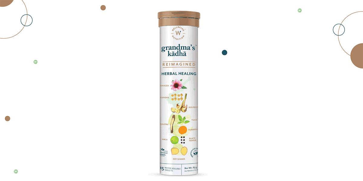 grandmas-kadha印度泡腾片包装设计via:Stratedgy