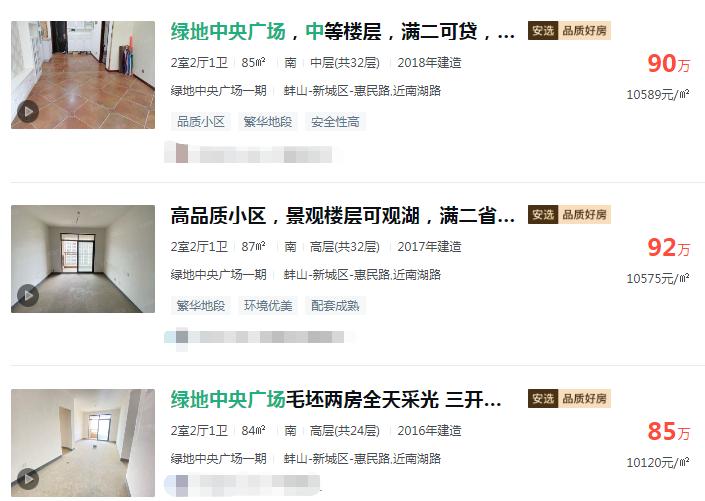 绿地中央广场五期的房子,绿地中央广场商住房