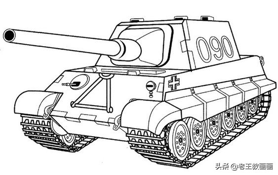 飞机坦克的简笔画,坦克的简笔画大全简单又好看