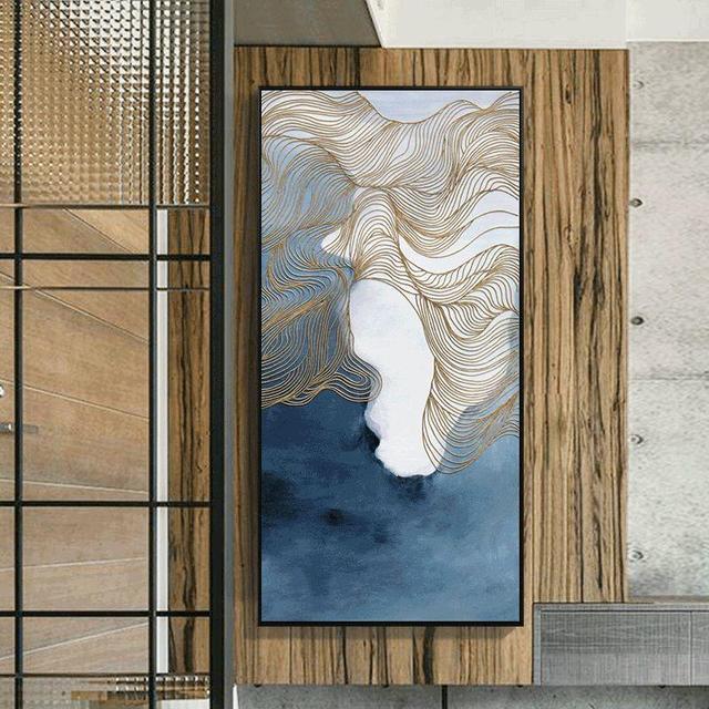 客厅背景墙装饰画简单大气,客厅最流行背景墙装饰画