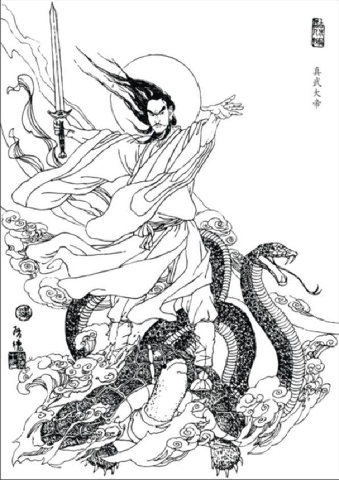 真武大帝降服的哪六天魔王,真武大帝收服妖怪