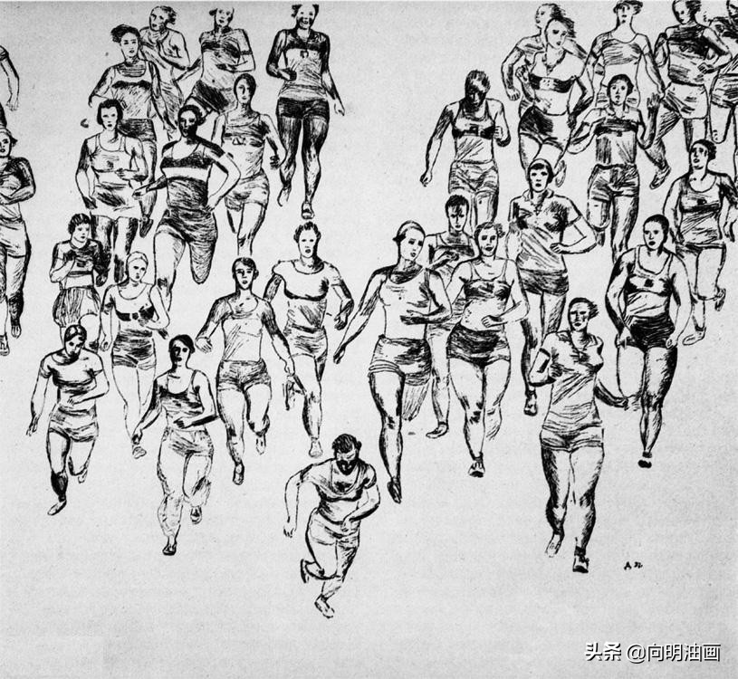 苏联人民艺术家,苏联画家亚历山大杰伊涅卡