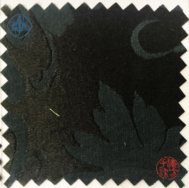 植物染希赛尔桑蚕丝交织缎之灰咖色