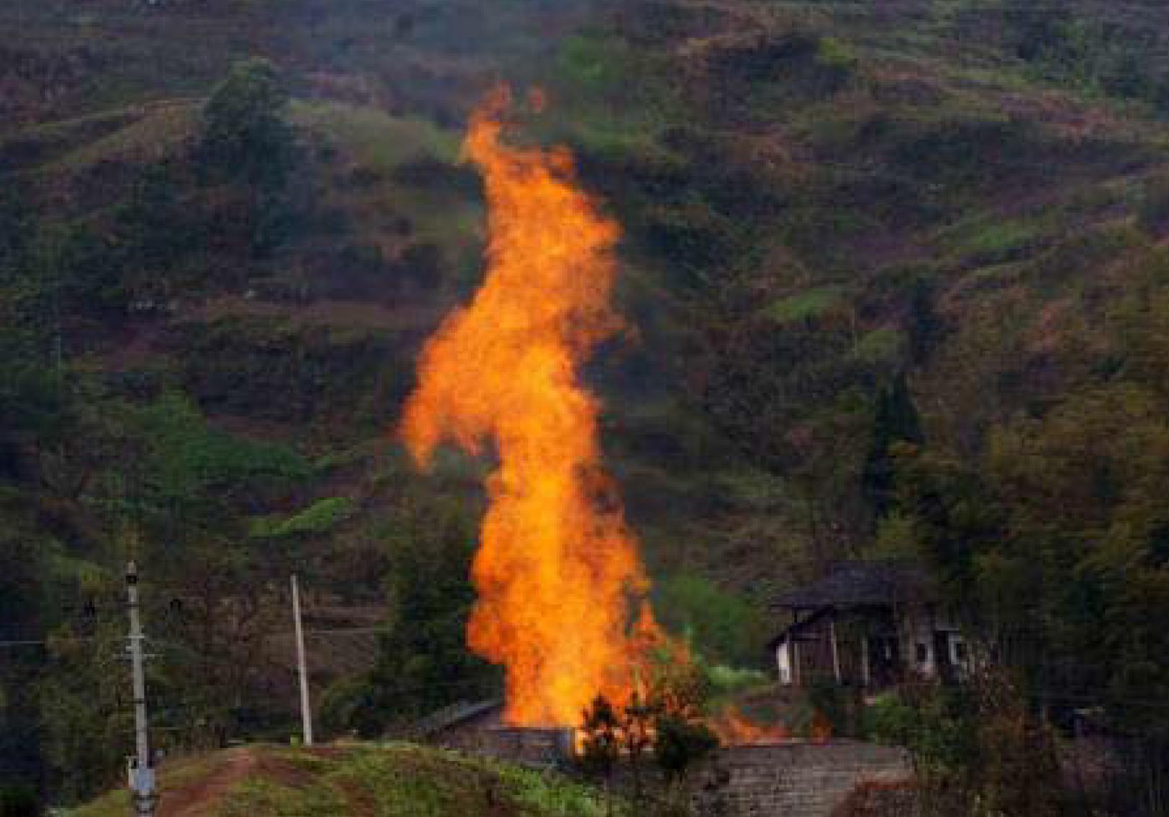 2003重庆开县井喷事故幸存者,几千万的设备
