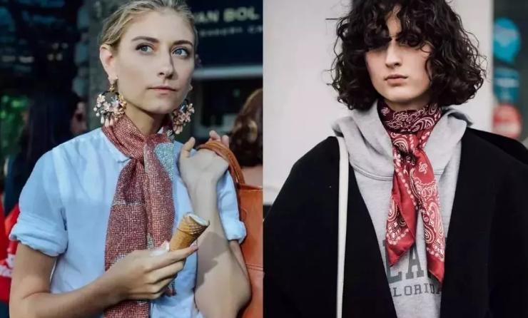 丝巾的系法生活小妙招丝巾新花样,教你丝巾多种系法百变丝巾