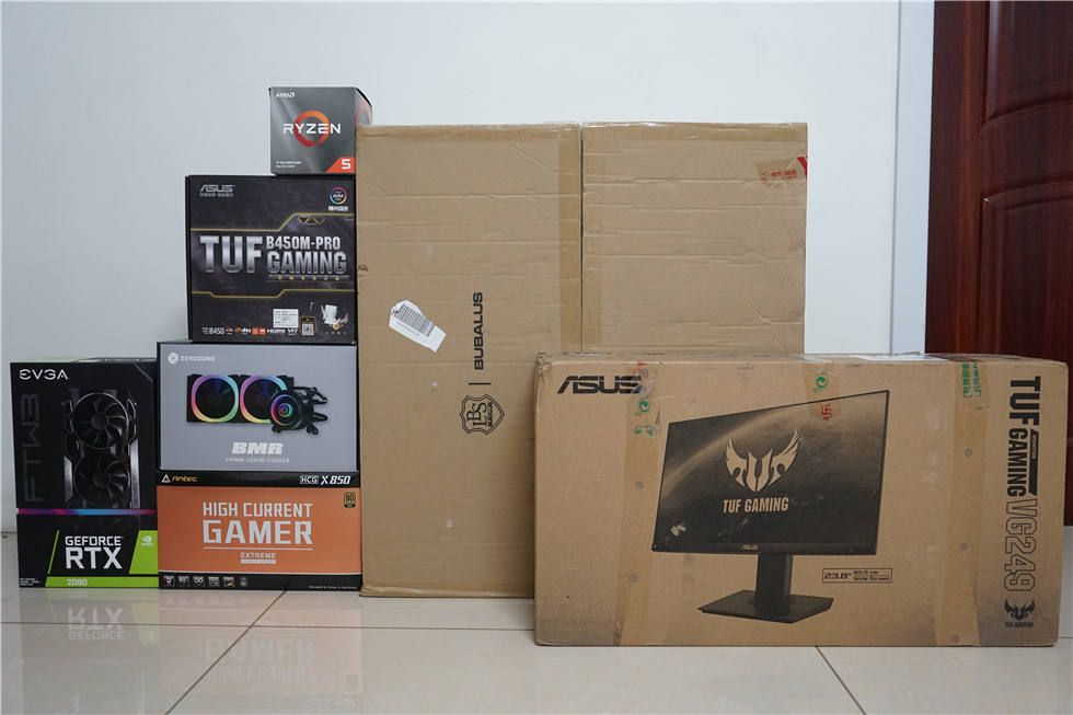 科技以灯为本,3600X+B450+BMR-24水冷+大水牛铁血战士机箱装机秀