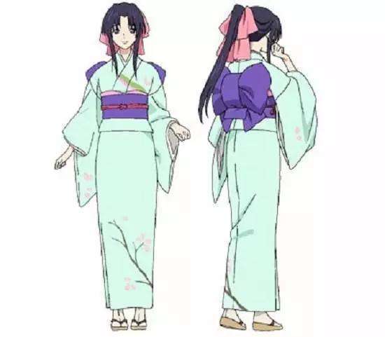 为什么日本和服后面有蝴蝶结,日本和服背后的被子