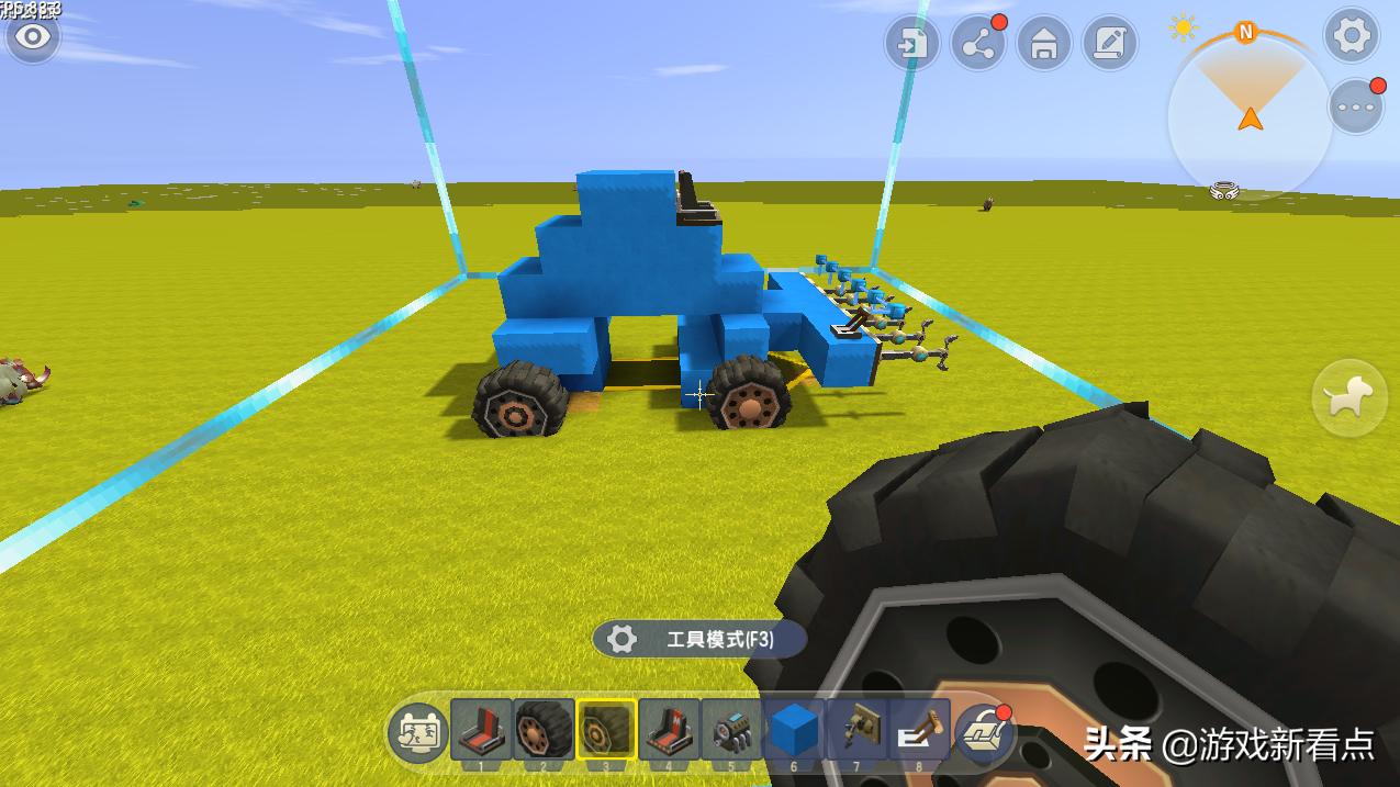 迷你世界大神建造巨型古堡,迷你世界建造岩石巨人