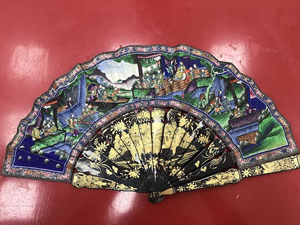 折扇扇面修复方法视频,折扇修复纸