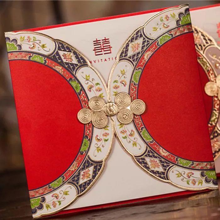 独特大气的婚礼请柬,简单高级婚礼请柬模板