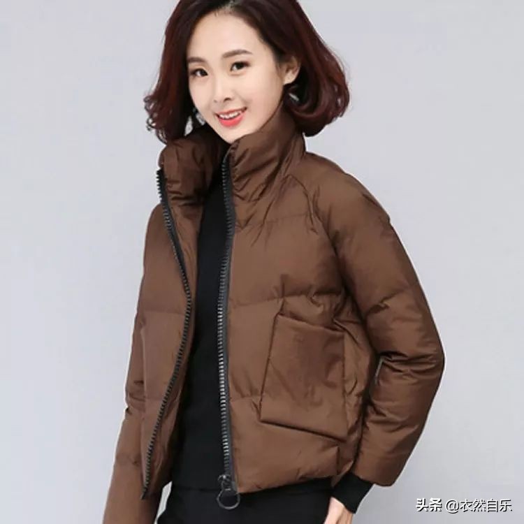 冬季短棉服穿搭女生高级感,冬季保暖休闲加厚棉服