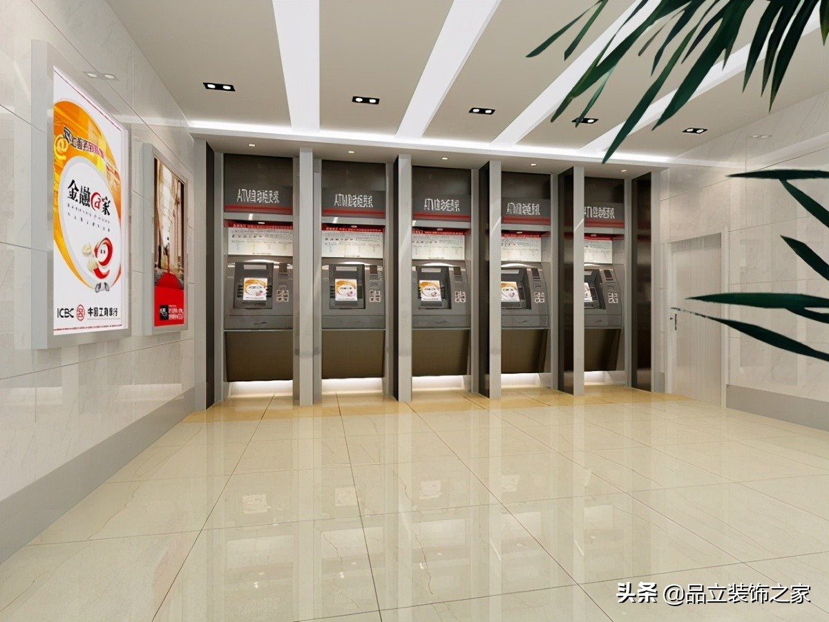 银行柜台设计效果图大全,银行柜台装修效果图