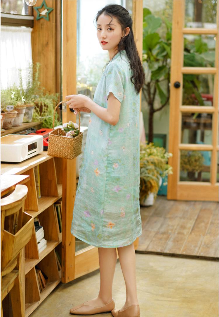 穿苎麻大气从容之美,穿一袭香云纱尽显古典韵美