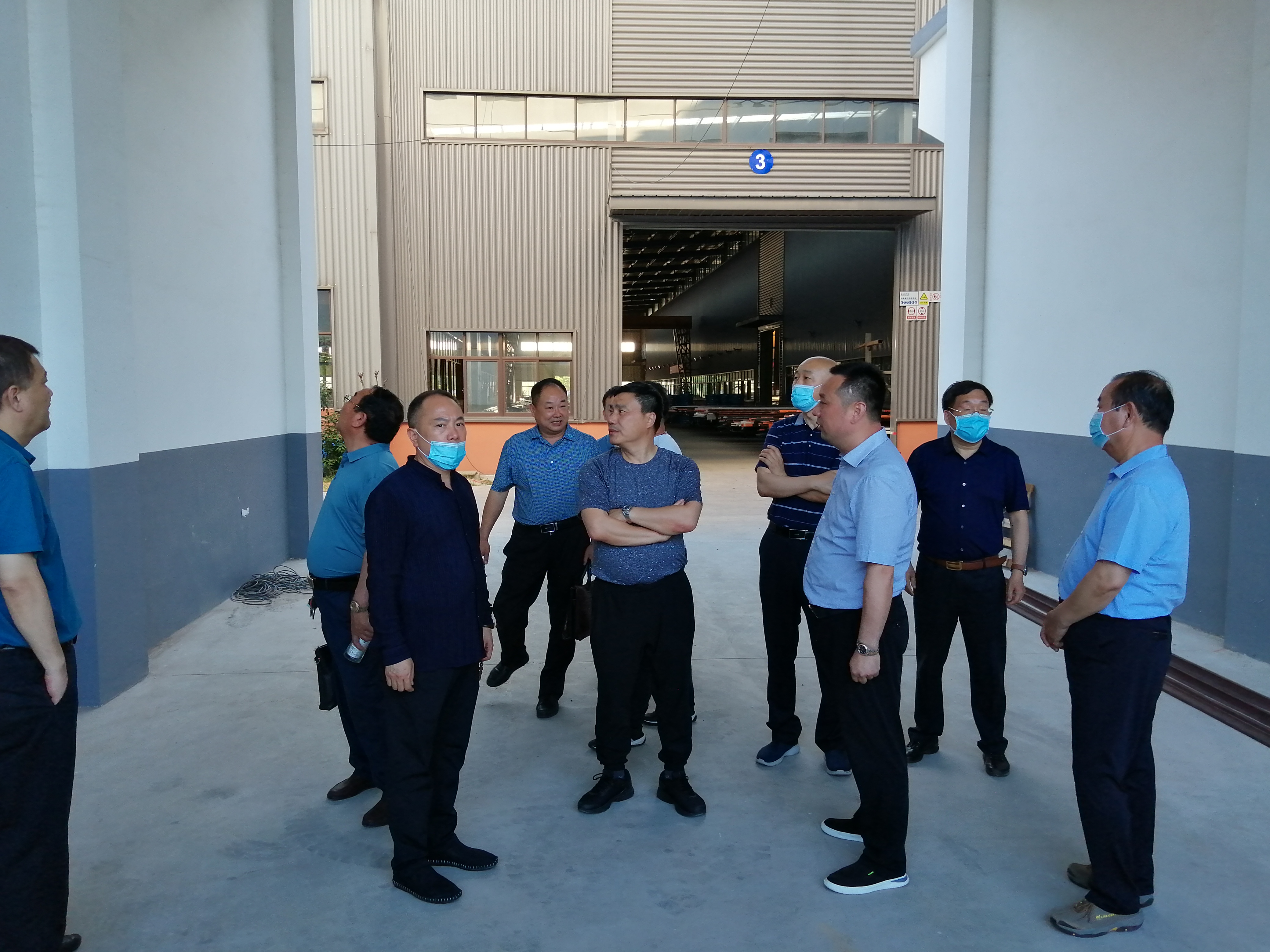 郑州市沈丘商会孙明洋会长带队走访龙图节能铝材(宣城)有限公司