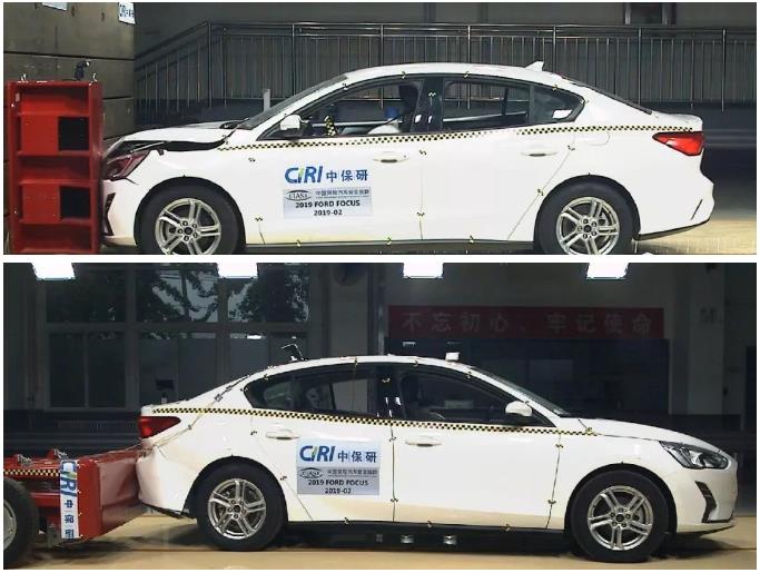 福克斯中保研碰撞a柱弯了,福克斯安全碰撞